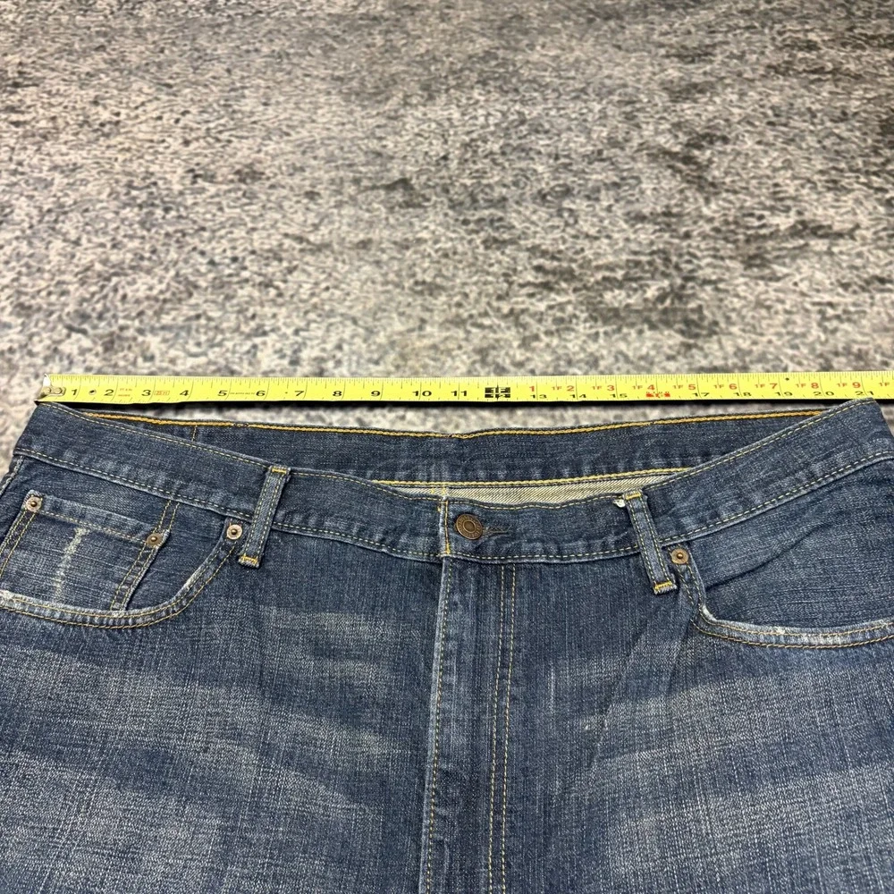 Levi's 569 Jorts Mens 42 Blue Baggy Wide Leg Grunge Skater Denim Shorts